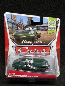 Disney Pixar Cars WGP David Hobbscapp with Headset - Picture 1 of 2