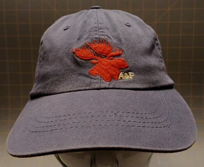 NWT Vtg NOS OSFA Flex Abercrombie Fitch Embroidered Moose Head Hat Cap NEW NOS - Image 1 of 4