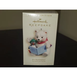 Hallmark 2006 It's Snowtime! Snowball & Tuxedo Keepsake Ornament # 6 In Series - Picture 1 of 3