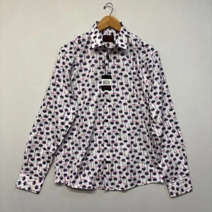 NWT Jared Lang After Hours Men Button Shirt Top Size Large Slim Fit C041 -17 - Picture 1 of 19