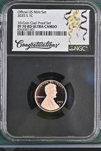 2025 S Lincoln Cent 1C NGC PF70 PR70 RD Ultra Cameo Red Cent -presale % - Picture 1 of 3