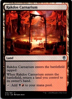 Rakdos Carnarium - 315 - Commander 2016 - Magic MTG - LP - Image 1 of 2