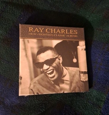 Ray Charles 10 CD Box Set EIGHTEEN CLASSIC ALBUMS Factory Sealed UK Import NEW - Image 1 of 3