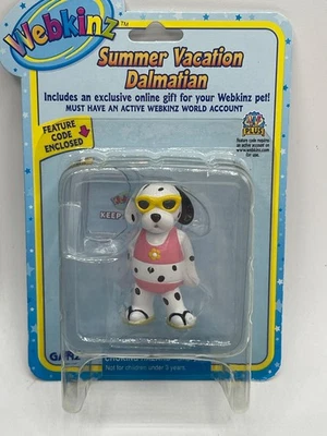 Figura dálmata Ganz Webkinz vacaciones de verano serie 1 nueva en paquete con código Foto 1 de 3