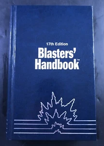 BLASTERS HANDBOOK 17TH EDITION By Dupont - Hardcover Vk08 - Imagen 1 de 4