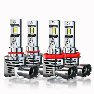 For GMC Canyon SLE Cab Pickup 2015-2021 9005+H11 Front LED Headlight Bulbs Kit - Picture 1 of 13