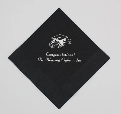 300 personalized cocktail napkins graduation party wedding  baby shower birthday - Image 1 of 4