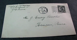 Alter Brief mit Scott # 611 Warren Harding L728 - Bild 1 von 2