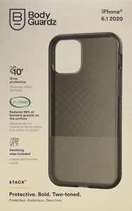 BodyGuardz Stack Case - iPhone 12/12 Pro - Black - Picture 1 of 3