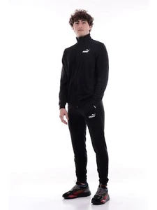 TUTA TUTE MAGLIA PANTALONE UOMO PUMA CLEAN 585840 010 NERO ORIGINALE AI 2024 - Bild 1 von 5
