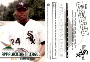 Brandon Allen 2004 Grandstand Bristol White Sox #NNO Card *AutographDen*