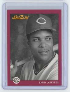 1991 Studio Barry Larkin . Cincinnati Reds #167