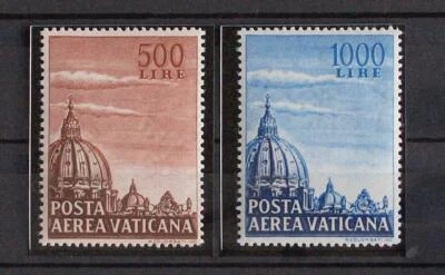 VATICAN 1953 Cpl XF MNH/** St. Peter's Basilica Airmails Set LOOK, Vatikan,Italy - Image 1 of 2
