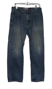 Levi's Authentic Signature Regular Fit Jeans 34 X 30 Med Wash - Picture 1 of 8