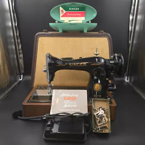 Vintage 1955 Singer Model 15-91 Sewing Machine Serviced w/ Case and Accessories - Picture 1 of 23