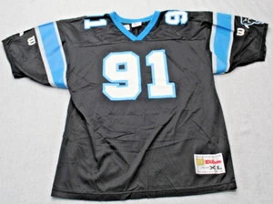 Vintage Wilson Julius Peppers NFL Carolina Panthers Jersey Youth XL 18-20 - Imagen 1 de 10