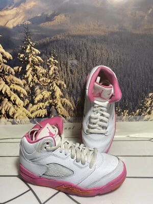 Nike Air Jordan 5 Retro PS 'Pinksicle' Zapatos Tenis 440893-168 Juvenil Talla 12.5 C Foto 1 de 4