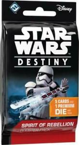 Star Wars Destiny Spirit of Rebellion Booster Pack partia x 5 możliwych kości premium