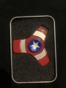 Captain America & Iron Man Fidget Spinner Zinc Alloy High Speed Focus Toys