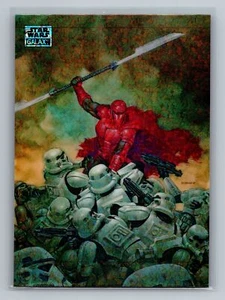 2024 Star Wars Galaxy #40 The Crimson Crusader Mini Diamond Refractor - Bild 1 von 2