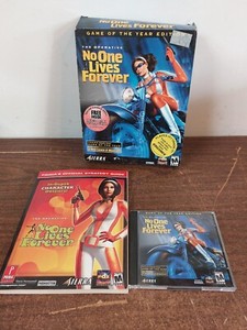 No One Lives Forever Game of the Year Edition PC Big Box Incomplete
