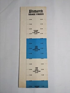 BISMARCK 2ª Edición Juego de Mesa RANGE FINDER NUEVO SIN PERFORAR Avalon Hill 1978 Fuera de Stock - Imagen 1 de 2