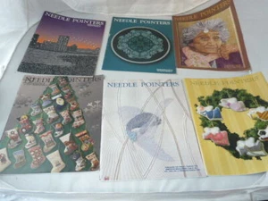 NP Needle Pointers Magazine 6 Issues 1996 Charts Designs How To Information - Picture 1 of 7