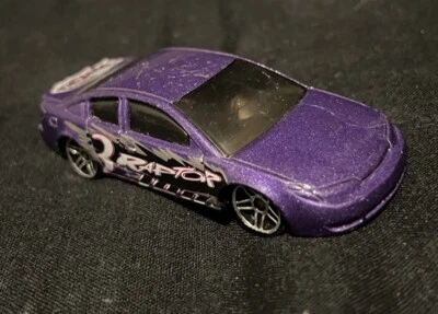Hot Wheels Car 2002 Quad Coupe Saturn Ion TM SC Raptor purple  - Image 1 of 2