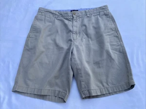 Club Room shorts men size 33 waist khaki slash pockets cotton - Picture 1 of 10