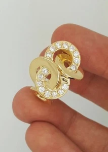 NEW 18K YELLOW GOLD ROUND DIAMOND COCKTAIL CLUSTER CIRCLE OF LIFE LADIES RING VS - Picture 1 of 7