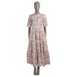 72104 auth LE DOUBLE J white 2025 SAN PIETRO EMBROIDERED VOILE SHIRT Dress XS - Picture 1 of 6