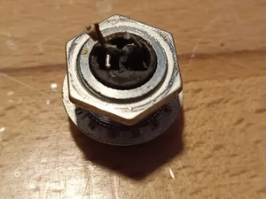 Vintage Heathkit SB-400 Tube Transmitter 2 pin mic connector - Zdjęcie 1 z 3