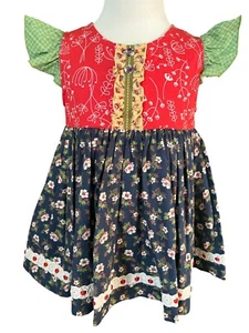 Matilda Jane Platinum Emily Floral Melsa Top NWOT Size 4 # 8/8 - Picture 1 of 4