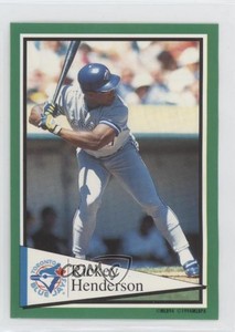 1994 Panini Album Stickers Rickey Henderson #139 HOF