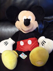 Mickey Mouse Plush Cuddly Soft Toy Teddy Cartoon  Rare Disney Store World  -111 