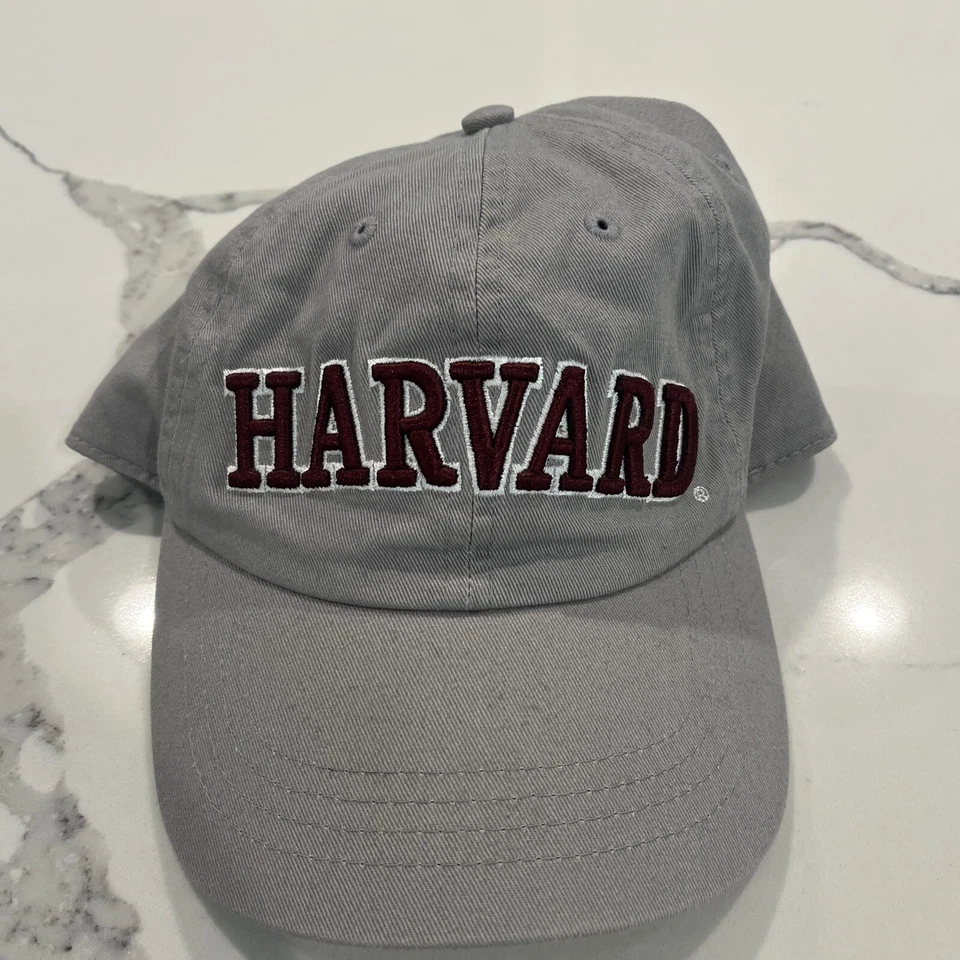 Gorra de béisbol Robin Ruth beige roja bordada Harvard Boston Foto 1 de 1
