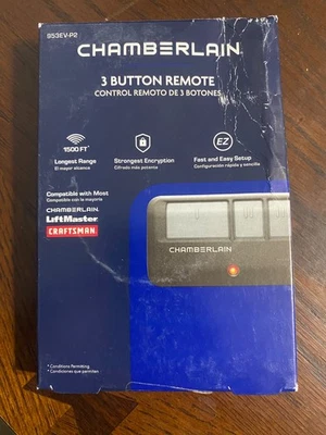 Chamberlain 953EV-P2 3-Button Garage Door Remote Control - Image 1 of 4