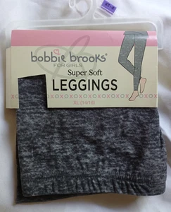 NEW girls BOBBIE BROOKS SUPER SOFT Legging size xL 14-16 color grey - Picture 1 of 5