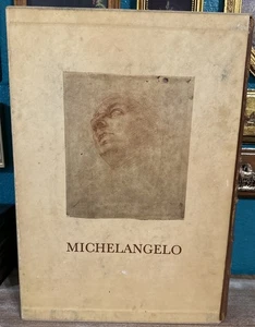 Michelangelo: 103 Drawings in Facsimile Oversize Hardcover w/Slipcase 1965 RARE - Picture 1 of 15