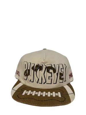 De colección Ohio State Buckeyes SnapBack Sombrero Estampado Puff Billete de Fútbol NCAA Foto 1 de 4