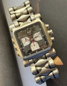 Rare Oakley Watch Minute Machine time Tank Titanium Good Cond. working - Picture 1 of 13