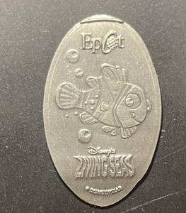 DISNEY EPCOT LIVING SEAS FINDING NEMO CRUSH - Elongated / Pressed Quarter - Picture 1 of 1