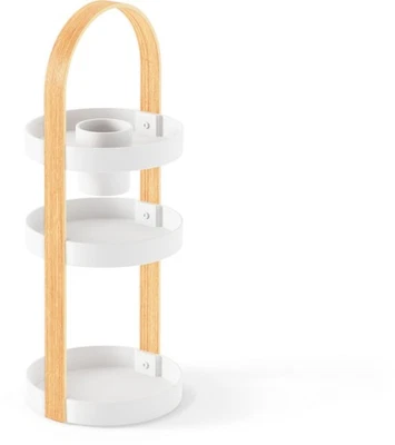 Bandeja de mostrador de baño de plástico Bellwood Umbra 1015098 - blanca Foto 1 de 4