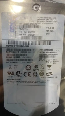 Seagate Cheetah 146GB SAS ST3146855SS 15K Hard Drive used - Image 1 of 3