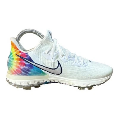 耐克 Air Zoom Infinity Tour Peace Love 高尔夫鞋白色女式 8 码男式 6.5 码 — 第 1/4 张图片