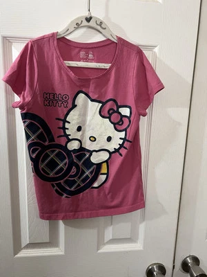 Hello Kitty 365 Garanimals pink t-shirt short sleeve lightweight Size 8 - Image 1 of 3
