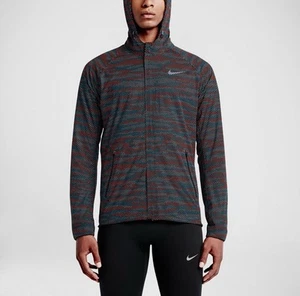 Nike Shield Flash Max Reflective Running Jacket 3M Mens XL Storm Fit 684013-011 - Picture 1 of 12