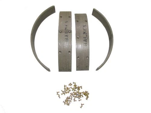 4 Brake Shoe Linings 1937-41 Packard NEW Front or Rear - Image 1 of 1