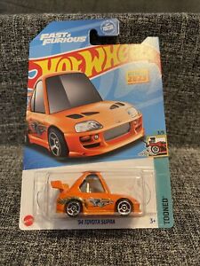 New Hot Wheels 94 TOYOTA SUPRA Tooned 3/5 Fast And Furious 1:64 L Case 2023 Rare