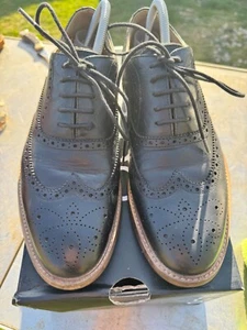aldo bartolello black brogues men shoes8uk. - Picture 1 of 6